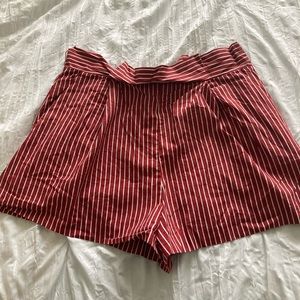 High Waisted Paperbag Shorts